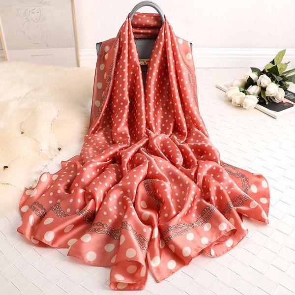 scarves brand summer women 2021 dot long print silk lady shawl and wrap designer pashmina bandana beach stoles hijab, Blue;gray
scarves brand summer women 2021 dot long print silk lady shawl and wrap designer pashmina bandana beach stoles hijab, Blue;gray