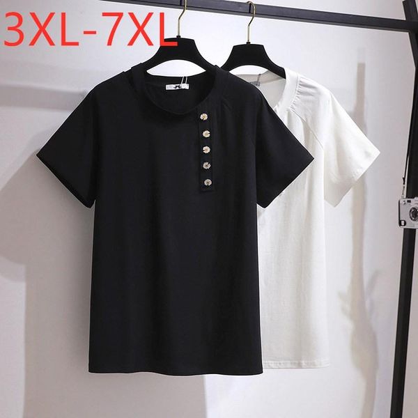 plus size t-shirt missfansiqi for women summer short sleeve loose cotton off shoulder button o-neck 3xl 4xl 5xl 6xl 7xl, Black
plus size t-shirt missfansiqi for women summer short sleeve loose cotton off shoulder button o-neck 3xl 4xl 5xl 6xl 7xl, Black