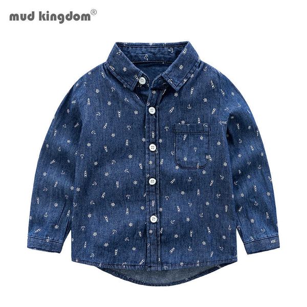 mudkingdom boys shirts long sleeve casual print cotton denim shirt for kids 210615, White;black
mudkingdom boys shirts long sleeve casual print cotton denim shirt for kids 210615, White;black