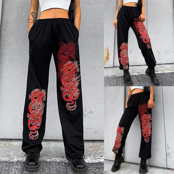 jeans women's fashion chinese dragon embroidered full length female casual sports sweatpants pants vaqueros mujer 2021, Blue
jeans women's fashion chinese dragon embroidered full length female casual sports sweatpants pants vaqueros mujer 2021, Blue