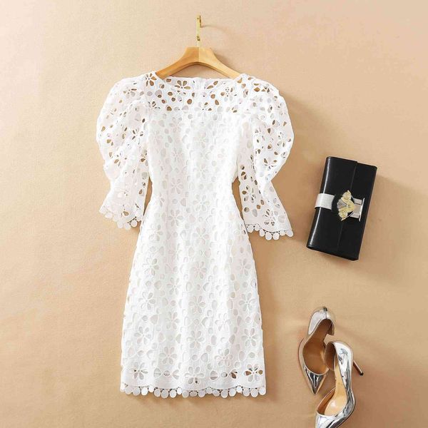 casual dresses european and american women's clothing the spring puff sleeves seven-part hollowed out fashion white dress p6ok, Black;gray
casual dresses european and american women's clothing the spring puff sleeves seven-part hollowed out fashion white dress p6ok, Black;gray