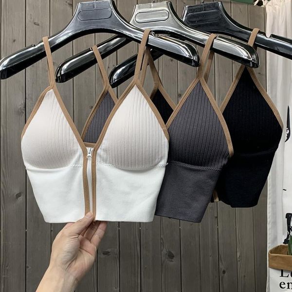 bras padded femme camis erotic zipper underwear spaghetti strap fitness streetwear fashion women (3/4 cup) lingerie, Red;black
bras padded femme camis erotic zipper underwear spaghetti strap fitness streetwear fashion women (3/4 cup) lingerie, Red;black