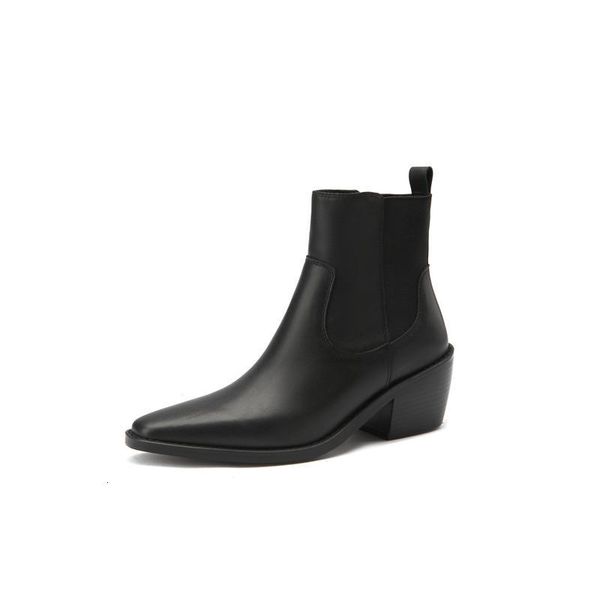 boots masgulahe arrival fashion women boots genuine leather thick heels square toe slip-on ankle for woman1 83z0, Black
boots masgulahe arrival fashion women boots genuine leather thick heels square toe slip-on ankle for woman1 83z0, Black