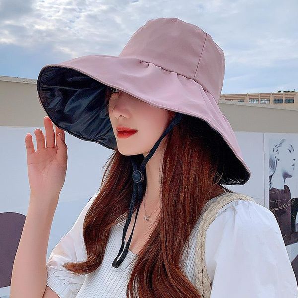 beanie/skull caps 2021 women's sunscreen hat korean tide shade beach fisherman outdoor uv protection vinyl sun foldable, Blue;gray
beanie/skull caps 2021 women's sunscreen hat korean tide shade beach fisherman outdoor uv protection vinyl sun foldable, Blue;gray