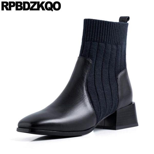 boots square toe block blue women ankle medium heel autumn real leather knit black short genuine chunky shoes fashion slip on
boots square toe block blue women ankle medium heel autumn real leather knit black short genuine chunky shoes fashion slip on