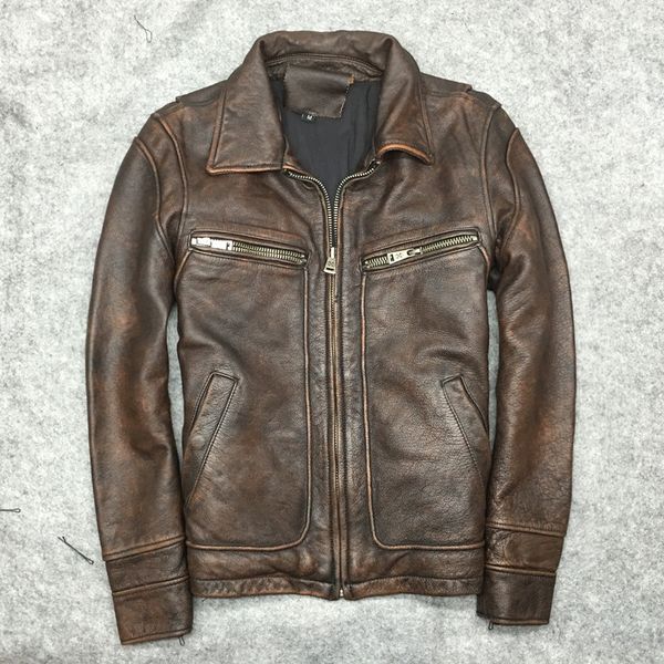 men's jackets arrival of men actual leather fancy jacket fine fitting biker s-5xl size a355, Black;brown
men's jackets arrival of men actual leather fancy jacket fine fitting biker s-5xl size a355, Black;brown