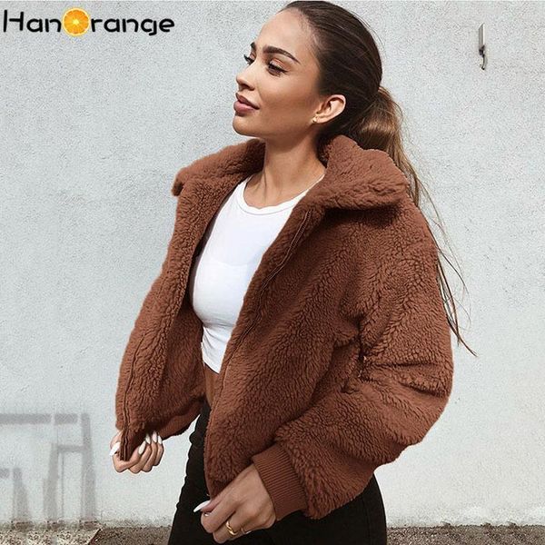 women's wool & blends hanorange teddy coat winter woman warm autumn for women 2021, Black
women's wool & blends hanorange teddy coat winter woman warm autumn for women 2021, Black