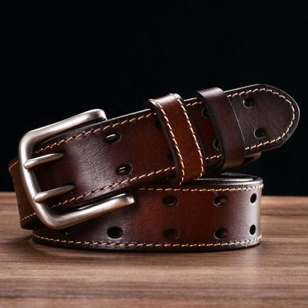 belts men's double pointed belt universal row hole jeans fashion all-match, Black;brown
belts men's double pointed belt universal row hole jeans fashion all-match, Black;brown