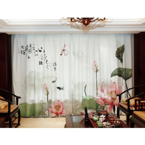 custom made 2x grommet window drapery chinese curtain living room dressing tulle 200 x 260cm lotos fish calligraphy white & drapes
custom made 2x grommet window drapery chinese curtain living room dressing tulle 200 x 260cm lotos fish calligraphy white & drapes