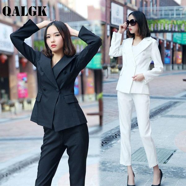 women's suits & blazers mode vrouwen lente pakken zelf-cultivatie wilde herfst pak negen broek ol professional business kleding, White;black
women's suits & blazers mode vrouwen lente pakken zelf-cultivatie wilde herfst pak negen broek ol professional business kleding, White;black