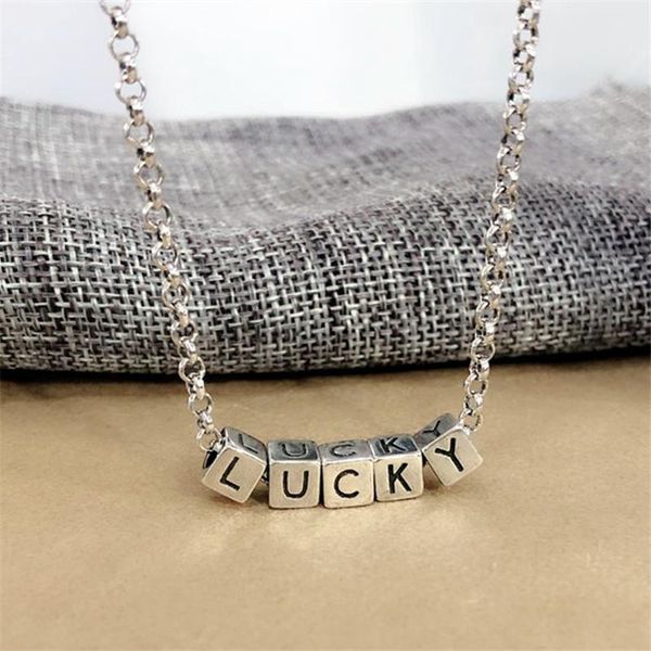 pendant necklaces miuoxion retro square letter lucky necklace fashion personality punk party jewelry for women feature nmour charm gift all, Silver
pendant necklaces miuoxion retro square letter lucky necklace fashion personality punk party jewelry for women feature nmour charm gift all, Silver