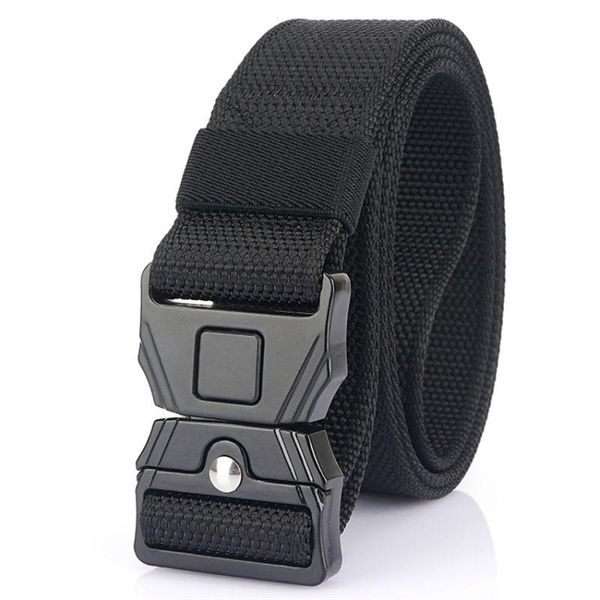 waist support men nylon outdoor tactical belt comfortable wear-resistant mens jeans adjustable metal pluggable buckle quick release belts, Black;gray
waist support men nylon outdoor tactical belt comfortable wear-resistant mens jeans adjustable metal pluggable buckle quick release belts, Black;gray