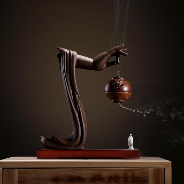 fragrance lamps buddha chinese incense burner holder hanging creative ceramic smoke fountain bruleur encens home decor dh50xl
fragrance lamps buddha chinese incense burner holder hanging creative ceramic smoke fountain bruleur encens home decor dh50xl