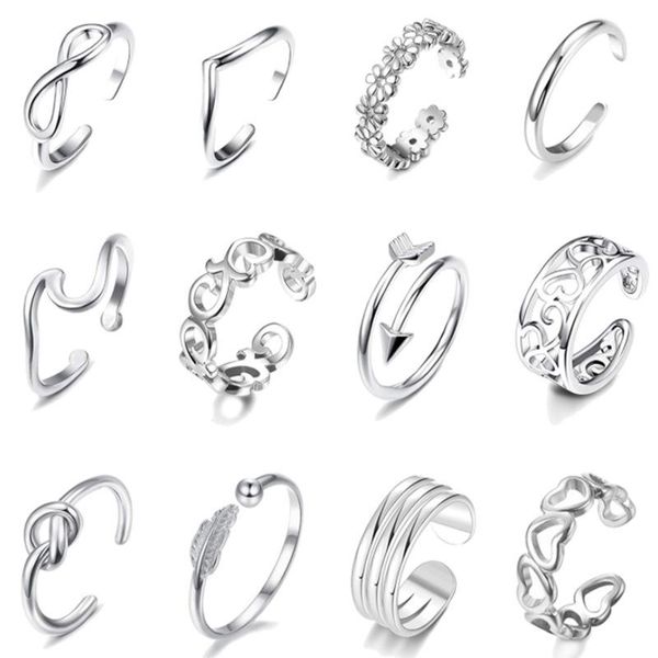 cluster rings fancy open toe adjustalbe foot knuckle finger set summer vacation beach jewelry for women girls ornament gifts 12pc, Golden;silver
cluster rings fancy open toe adjustalbe foot knuckle finger set summer vacation beach jewelry for women girls ornament gifts 12pc, Golden;silver