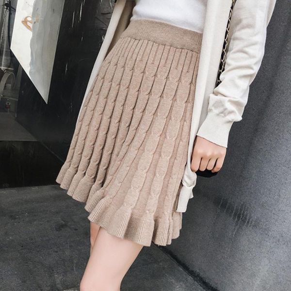 skirts 2021 autumn women striped knitted skirt elastic high waist a-line female winter casual bottoms quality, Black
skirts 2021 autumn women striped knitted skirt elastic high waist a-line female winter casual bottoms quality, Black