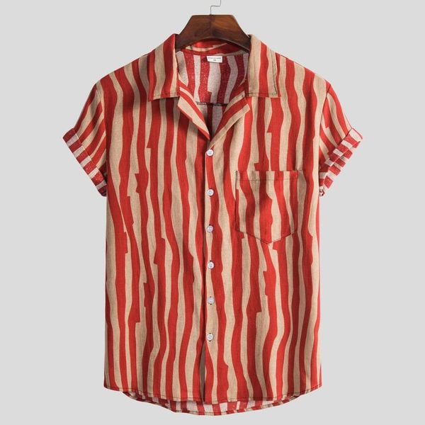 men's striped shirt 2021 spring/summer products clothing summer short sleeve lapel large size casual shirts, White;black
men's striped shirt 2021 spring/summer products clothing summer short sleeve lapel large size casual shirts, White;black