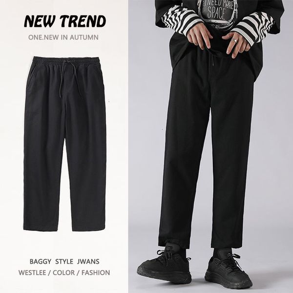 pant spring summer cotton casual men's fashion solid color straight pants men streetwear korean loose drawstring trousers mens, Black
pant spring summer cotton casual men's fashion solid color straight pants men streetwear korean loose drawstring trousers mens, Black