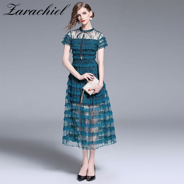 dresses sheer mesh lace cascading ruffles maxi summer women short sleeve bow collar back zipper fit and flare long, Black;gray
dresses sheer mesh lace cascading ruffles maxi summer women short sleeve bow collar back zipper fit and flare long, Black;gray