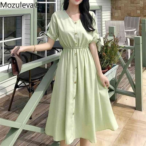 summer v-neck high waist women long green dress female solid a-line ruffles chic lace up vestidos 210416, White
summer v-neck high waist women long green dress female solid a-line ruffles chic lace up vestidos 210416, White