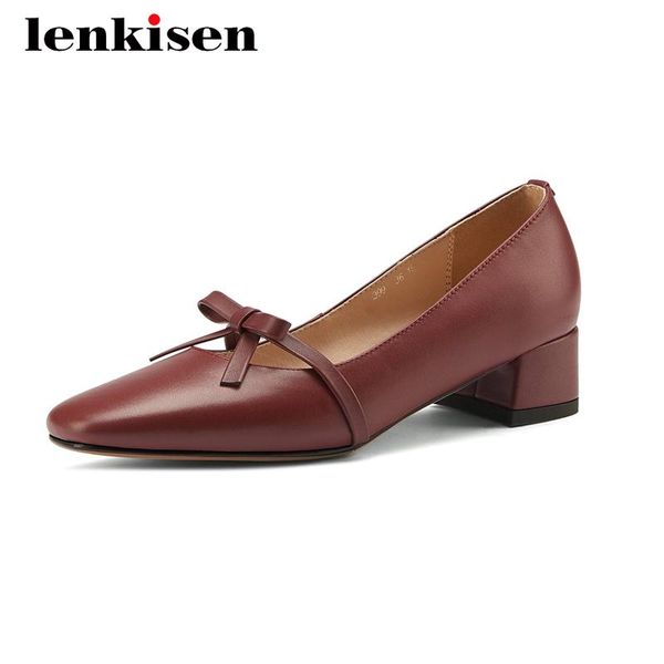 dress shoes lenkisen french style full grain leather butterfly-knot plus size square toe thick med heel slip on pretty girls women pumps l99, Black
dress shoes lenkisen french style full grain leather butterfly-knot plus size square toe thick med heel slip on pretty girls women pumps l99, Black