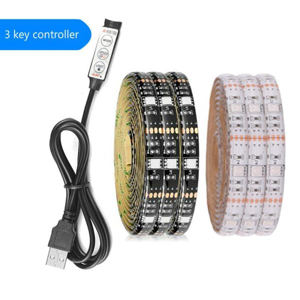 strips usb mini 3 key controller led light tv backlight strip 5v smd rgb waterproof lights for christmas room decoration
strips usb mini 3 key controller led light tv backlight strip 5v smd rgb waterproof lights for christmas room decoration