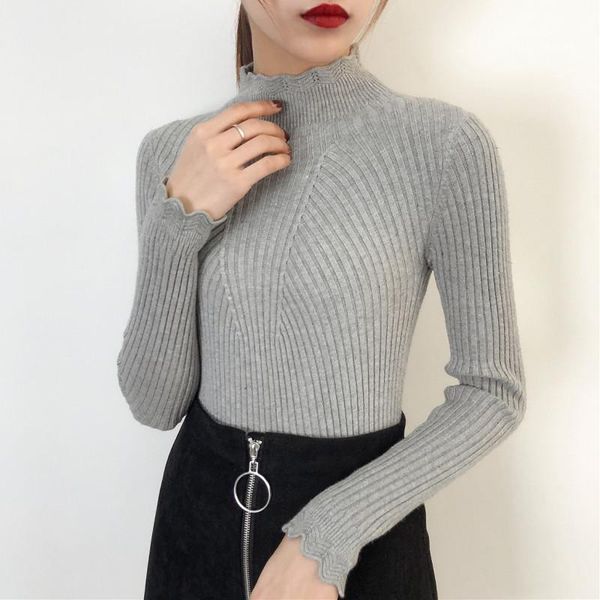 women's sweaters 2021 autumn winter turtleneck women sweater elastic solid casual warm slim tight bottoming knitted pullovers, White;black
women's sweaters 2021 autumn winter turtleneck women sweater elastic solid casual warm slim tight bottoming knitted pullovers, White;black