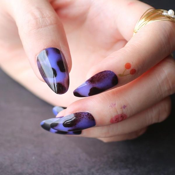 false nails purple cheetah gel fake almond glossy stiletto artificial acrylic short leopard print, Red;gold
false nails purple cheetah gel fake almond glossy stiletto artificial acrylic short leopard print, Red;gold