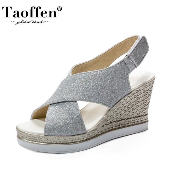 taoffen women sandals shoes fashion wedges heels open toe easy paste footwear size 34-43, Black
taoffen women sandals shoes fashion wedges heels open toe easy paste footwear size 34-43, Black