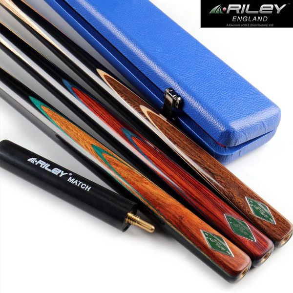 3/4 snooker cues 9.8mm tip with cue case set blue black options china billiard 
3/4 snooker cues 9.8mm tip with cue case set blue black options china billiard