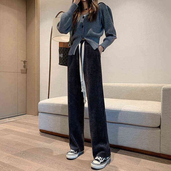 live exclusive chenille walking pants women's autumn and winter knitted drawstring wide leg, Black;white
live exclusive chenille walking pants women's autumn and winter knitted drawstring wide leg, Black;white