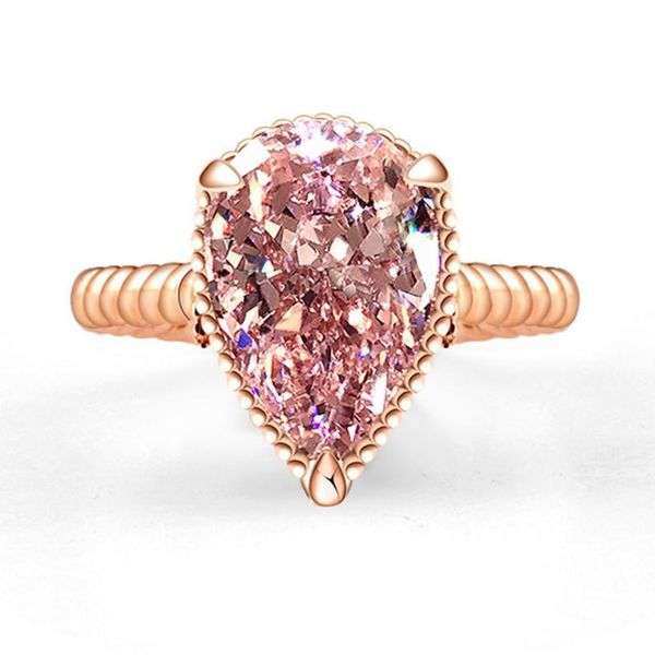 cluster rings luxury pear shape huge cz prong setting rose gold color fashion engagement for women wedding anniversary jewerly gifts, Golden;silver
cluster rings luxury pear shape huge cz prong setting rose gold color fashion engagement for women wedding anniversary jewerly gifts, Golden;silver