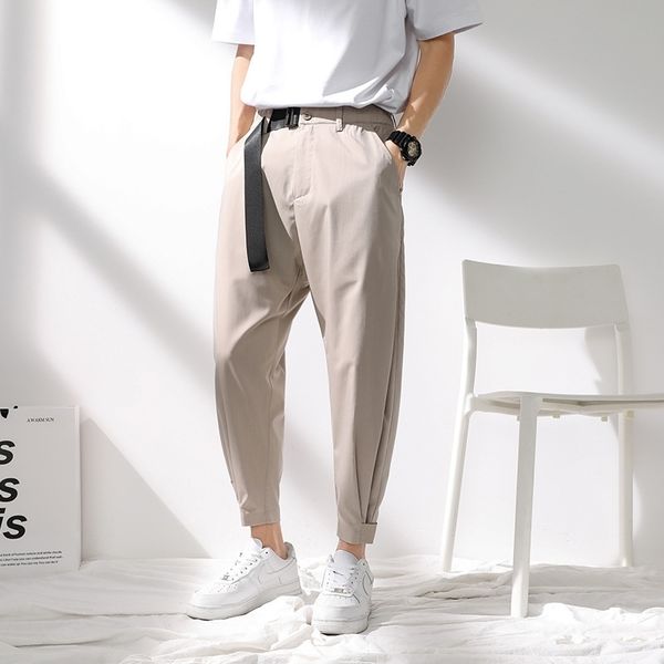 pants loose 9-point small suit legged harlan sports ice casual vertical pants men's wear, Black
pants loose 9-point small suit legged harlan sports ice casual vertical pants men's wear, Black