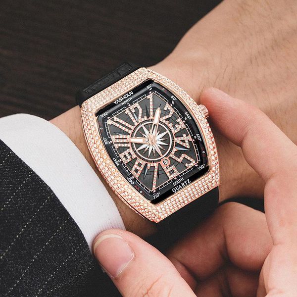 wristwatches yashidun large tonneau dial hardlex mirror watches men fashion waterproof quartz man's luminous, Slivery;brown
wristwatches yashidun large tonneau dial hardlex mirror watches men fashion waterproof quartz man's luminous, Slivery;brown