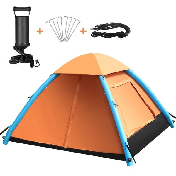 inflatable camping tent mosquito mesh 2-3 people inflating with air pump breathable for beach traveling hiking tents and shelters
inflatable camping tent mosquito mesh 2-3 people inflating with air pump breathable for beach traveling hiking tents and shelters
