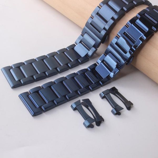 watch bands blue stainless steel watchband strap metal bracelet 18mm 19mm 20mm 21 22 23 24mm straight end for men women fashion, Black;brown
watch bands blue stainless steel watchband strap metal bracelet 18mm 19mm 20mm 21 22 23 24mm straight end for men women fashion, Black;brown