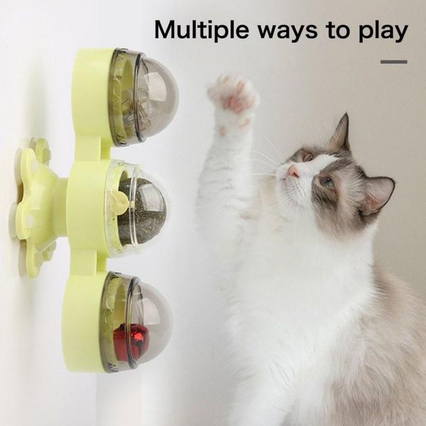 cat toys pet sucker rotatable windmill turntable toy silicone material safe and soft
cat toys pet sucker rotatable windmill turntable toy silicone material safe and soft