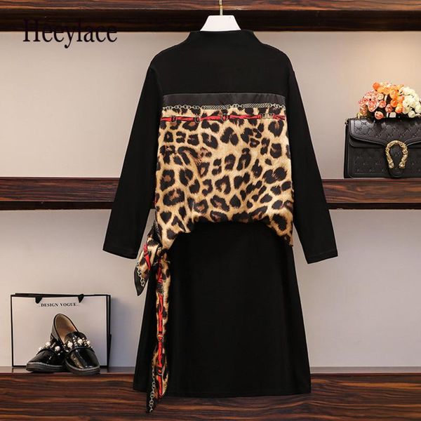 casual dresses plus size women autumn long sleeve leopard patchwork knitted dress for korean fashion sweater vestidos wholesale, Black;gray
casual dresses plus size women autumn long sleeve leopard patchwork knitted dress for korean fashion sweater vestidos wholesale, Black;gray