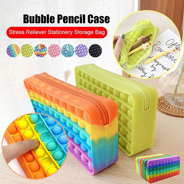fidget toys pencil case push bubble simple rainbow finger bubbles stress reliever squishy sensory toy purse stationery storage bag children
fidget toys pencil case push bubble simple rainbow finger bubbles stress reliever squishy sensory toy purse stationery storage bag children