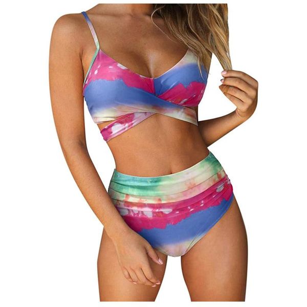 women's swimwear women bikini print bandage two-piece swimsuit beachwear set high waist bkini biquini bathing suit bather, White;black
women's swimwear women bikini print bandage two-piece swimsuit beachwear set high waist bkini biquini bathing suit bather, White;black