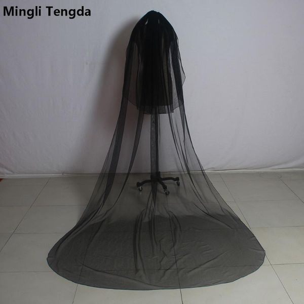 bridal veils mingli tengda black 3 m long veil with comb wedding bride cathedral pencil edge sluier two-layer
bridal veils mingli tengda black 3 m long veil with comb wedding bride cathedral pencil edge sluier two-layer