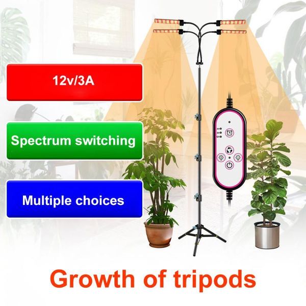 plant light remote control tripod growth 80w full spectrum indoor planting and nursery lamp timing five gears grow lights
plant light remote control tripod growth 80w full spectrum indoor planting and nursery lamp timing five gears grow lights