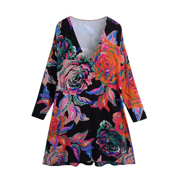 casual dresses pinkou women fashion floral mini dress v neck long sleeve straight style retro autumn sashes chic vestido qa480, Black;gray
casual dresses pinkou women fashion floral mini dress v neck long sleeve straight style retro autumn sashes chic vestido qa480, Black;gray
