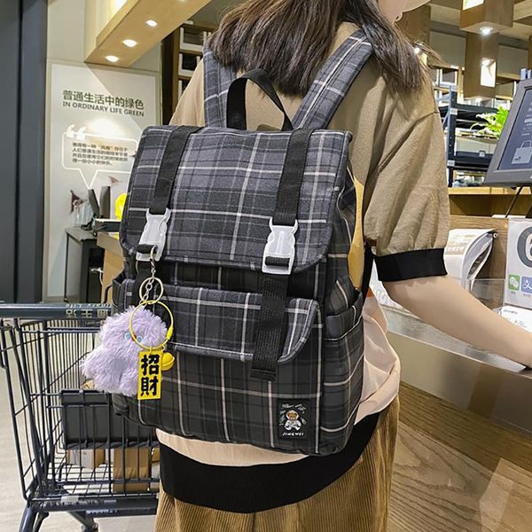backpack lattice teenage girl college student large capacity women rucksack fashion travel shoulder school bag
backpack lattice teenage girl college student large capacity women rucksack fashion travel shoulder school bag