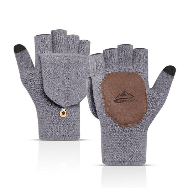 cycling gloves knitted men's winter outdoor thickened windproof warm clamshell palm non-slip adult, Black
cycling gloves knitted men's winter outdoor thickened windproof warm clamshell palm non-slip adult, Black