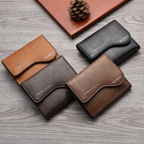 wallets fashion pu leather men's hasp small male money bags mini coin purse designer man wallet card holder 2021, Red;black
wallets fashion pu leather men's hasp small male money bags mini coin purse designer man wallet card holder 2021, Red;black