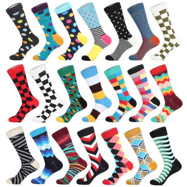 men's socks man woman combed cotton fun check polka dots pattern novelty warm casual long dress, Black
men's socks man woman combed cotton fun check polka dots pattern novelty warm casual long dress, Black