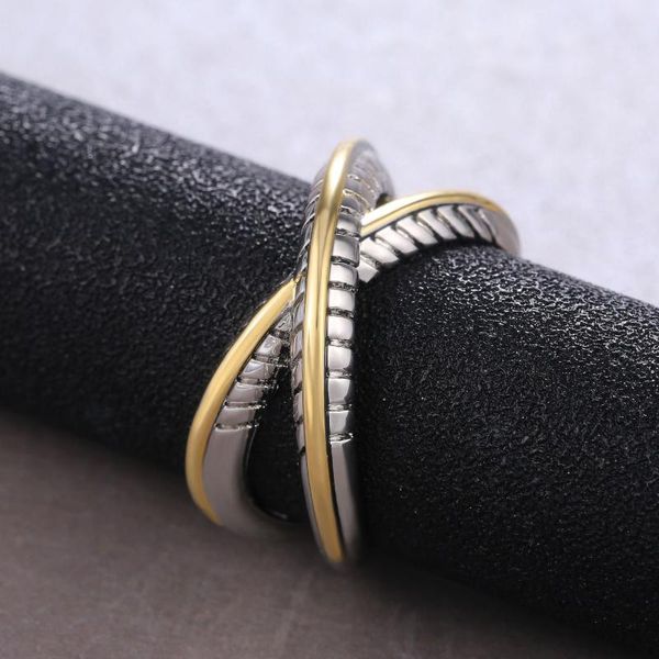 wedding rings exquisite creative cross x-shaped color separation ladies engagement ring fashion trend prom jewelry, Slivery;golden
wedding rings exquisite creative cross x-shaped color separation ladies engagement ring fashion trend prom jewelry, Slivery;golden