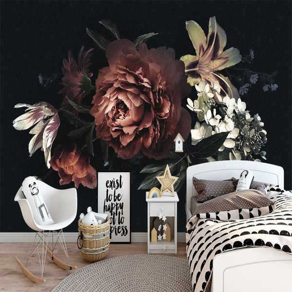 milofi 3d custom wallpaper dark rose lily illustration wallpapers 
milofi 3d custom wallpaper dark rose lily illustration wallpapers