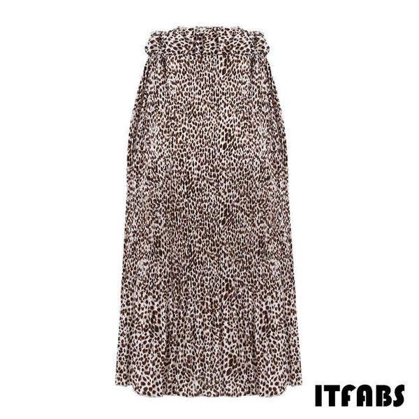 skirts women summer long skirt print high waist pleated beach boho maxi chiffon leopard loose clothing, Black
skirts women summer long skirt print high waist pleated beach boho maxi chiffon leopard loose clothing, Black