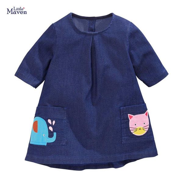 girl's dresses little maven 2021 summer dress baby girls lovely short sleeves dark blue clothes whale and cat kids toddler, Red;yellow
girl's dresses little maven 2021 summer dress baby girls lovely short sleeves dark blue clothes whale and cat kids toddler, Red;yellow